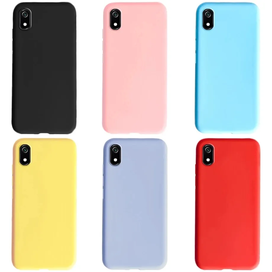 Capas de TPU macias ultrafinas Matte Shell Capa colorida de doces para iPhone 15 14 13 12 Mini 11 Pro Max X Xr Xs Max Plus Samsumg Xiaomi Huawei Opp Vivo Smartphone