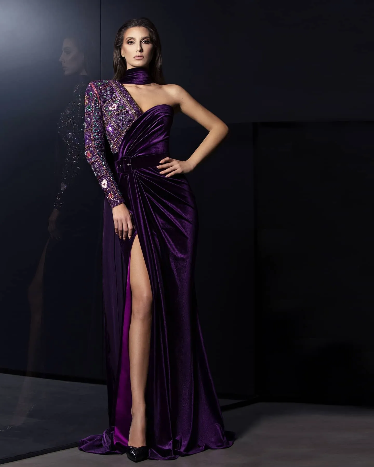 Purple Prom Dress One Shoulder Crystal Beaded Evening... From Freesuit, $158.97 | DHgate.Com Purple Prom Dress One Shoulder Crystal Beaded Evening... From Freesuit, $158.97 | DHgate.Com