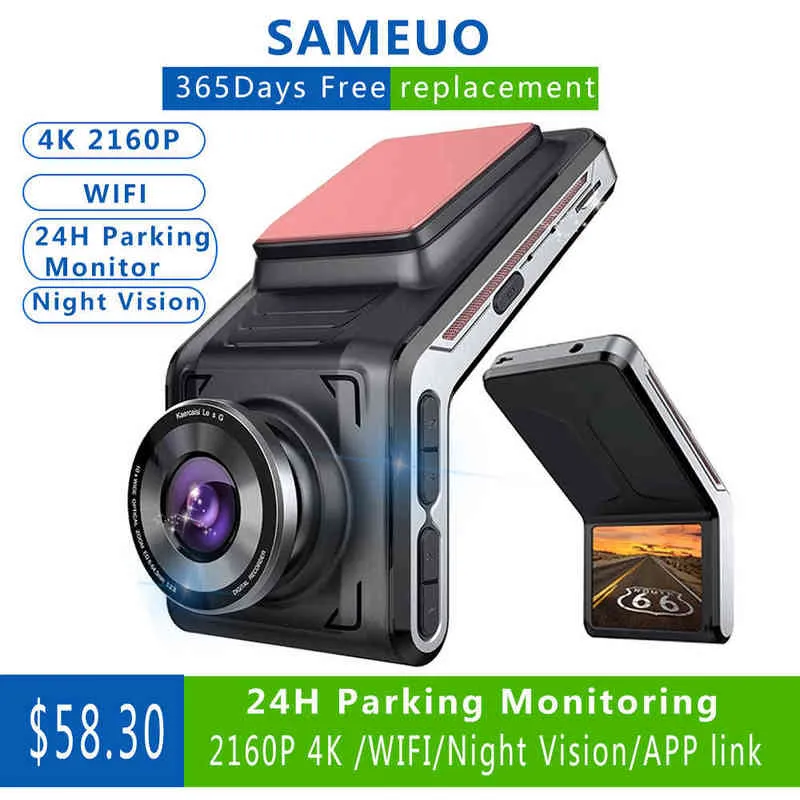 U K Car Dvr Con Cam Dash Cam Dashcam anteriore e posteriore P Videoregistratore Telecamera per auto Telecamera posteriore H Monitoraggio parcheggio J220601