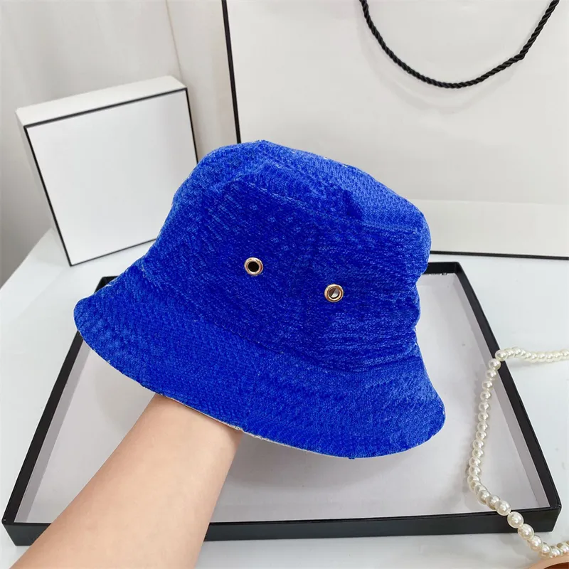 Moda Women Bucket Hat Men Visor Hats Capinho de letra de letra respirável de cor sólida Capinho de bola boina de alta qualidade