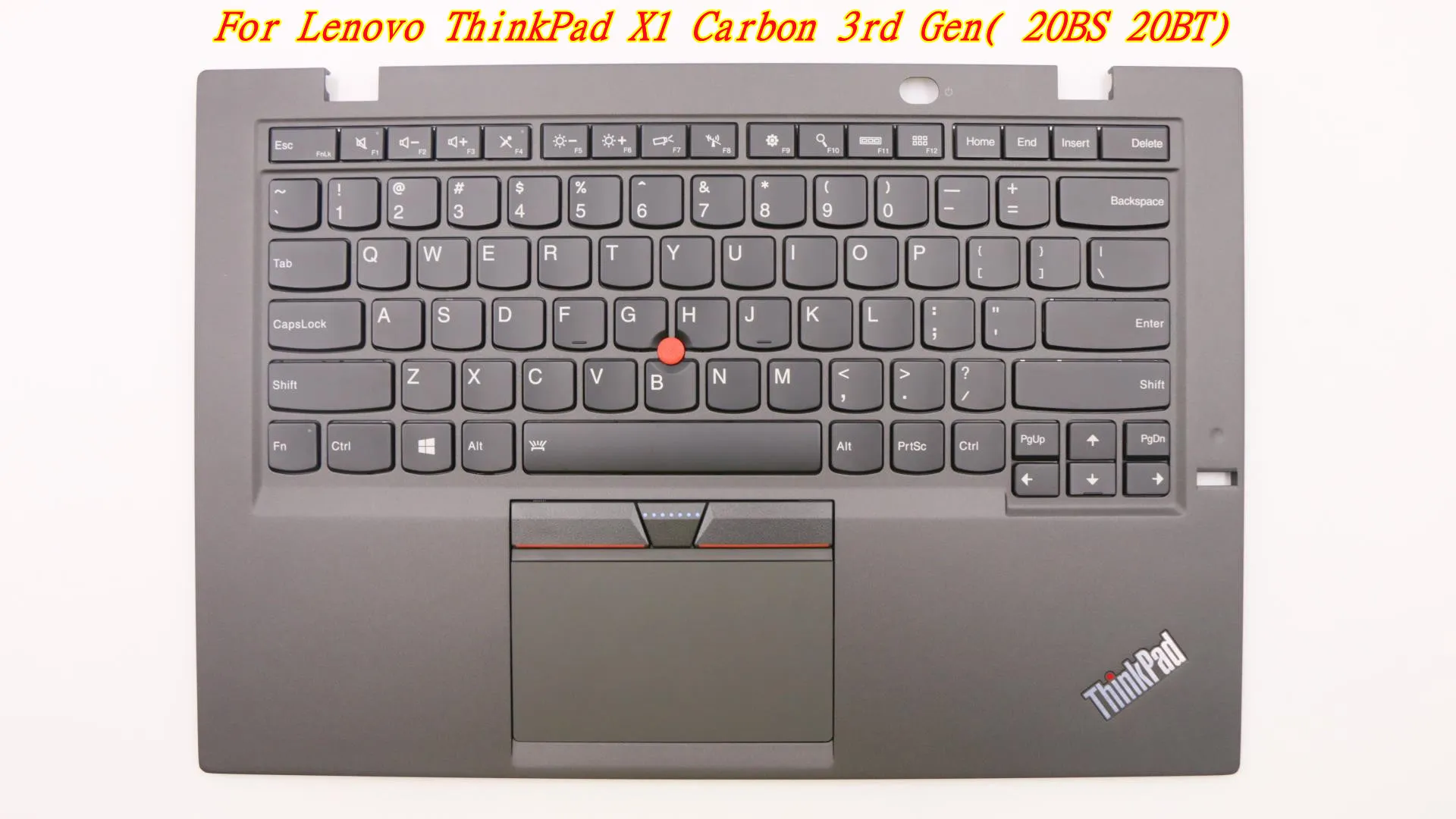 New/Orig Laptop US English Tastiera retroilluminata con touchpad superiore per poggiapolsi per Lenovo ThinkPad X1 Carbon 3rd Gen 00HN945 00HT300