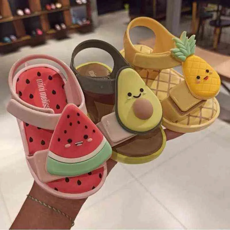 Save Big on Bulk Melissa Shoes Jelly Sandals Melissa Kids' Jelly Sandals  Cute Fruit Cartoon Design For Beach Play Best Deals on DHgate