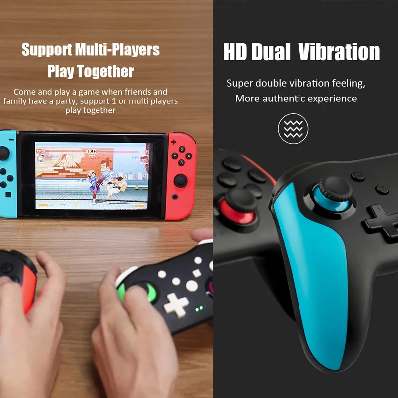 Bluetooth 2.4G Switch Pro Controller Gamepad For Nintend Switch Lite Steam  Game Joystick PC TV Box Smart Phone Tablet PS3 - AliExpress