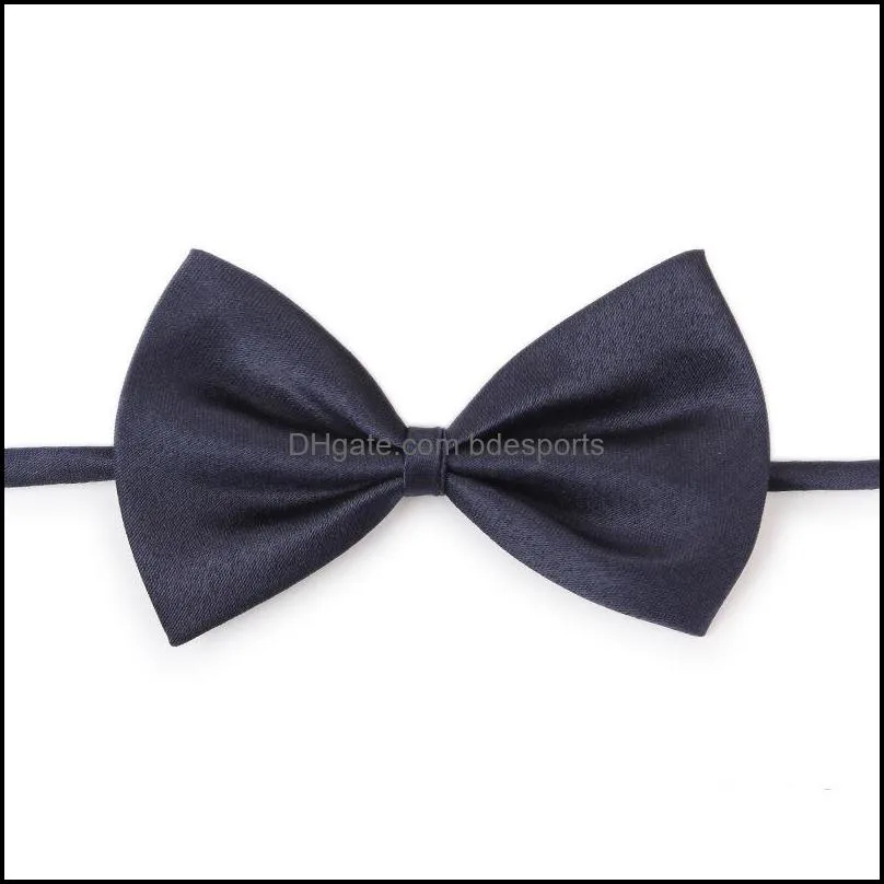Pet tie Dog tie collar bow flower accessories decoration Supplies Pure color bowknot necktie DHL 582 R2