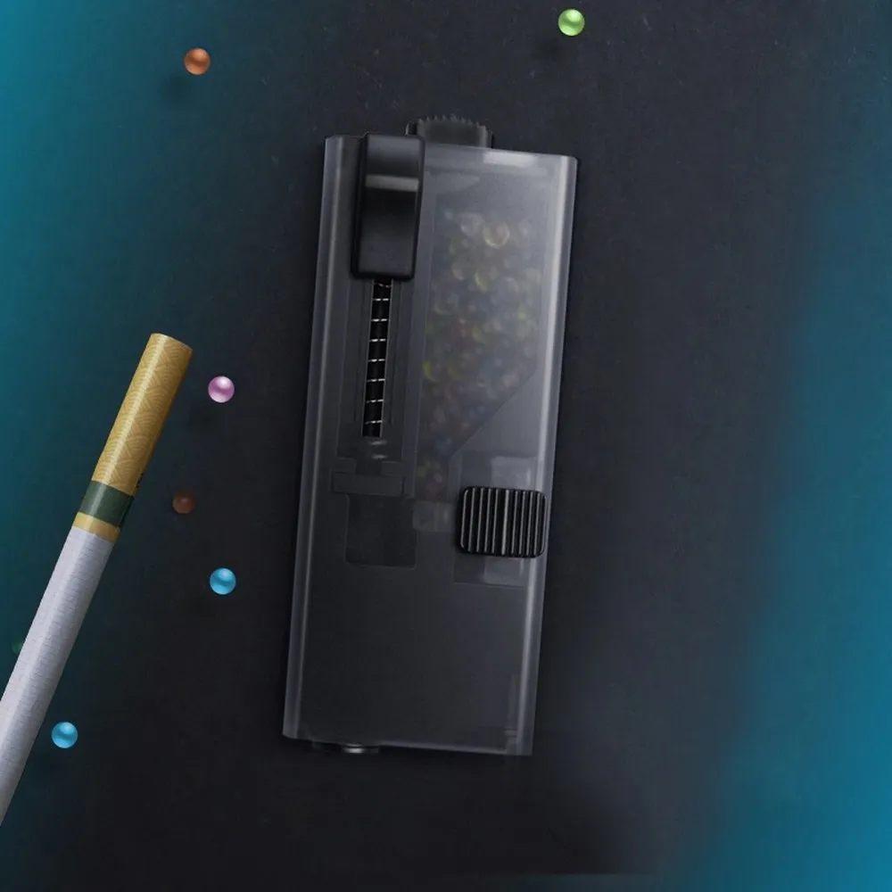 Uppgradera pärla pusher rökning tillbehör pärlor verktyg säker diy pop-up rök push-ball box cigarettpärlor pops maskin rökbutiker leveranser