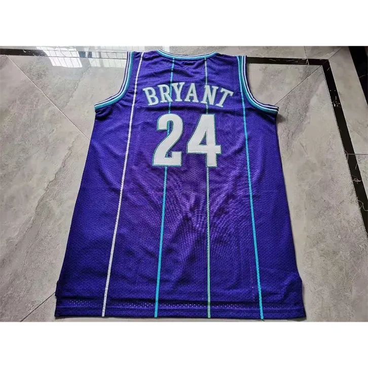 Chen37 rare maillot de basket-ball hommes jeunes femmes Vintage 1996-97 avant # 8 et arrière # 24 K b taille S-5XL personnalisé n'importe quel nom ou numéro