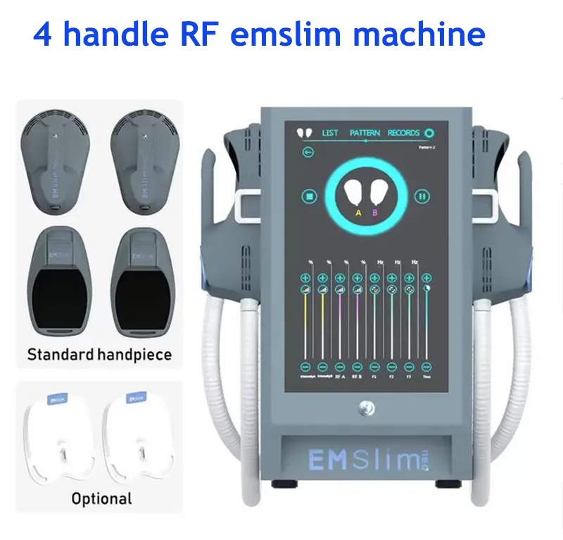 Item quente Item port￡til Perda de peso Emslim Slimming Slimming Burning Fat Muscle Stimulator RF Hiemt Machine de alta intensidade Equipamento de beleza