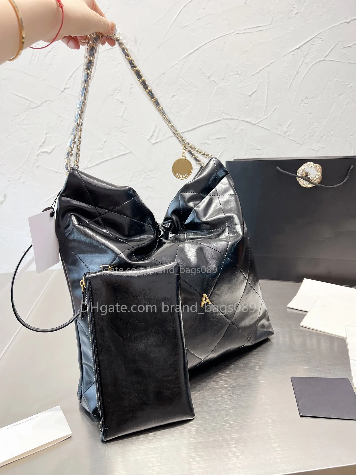 22bag Fashion Womens Utes Facs Ladies Fashing Bag حقيبة يد عالية الجودة ذات سعة كبيرة حقائب شاطئية مصممة فاخرة سفر كروس كتف كتف