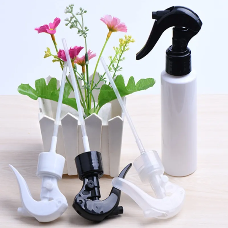 Packing Bottles Switchable button spray head mouse gun super spray plastic With Trigger Mist Stream Storage Cap For Essential Oil 24/410 28/410