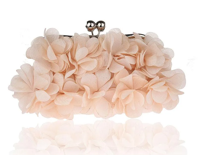 Evening Bags Luxury Beautiful Full Flower Elegant Women Ladies Party Banquety Day Clutches Fashion Bridal Wedding Small PursesEvening