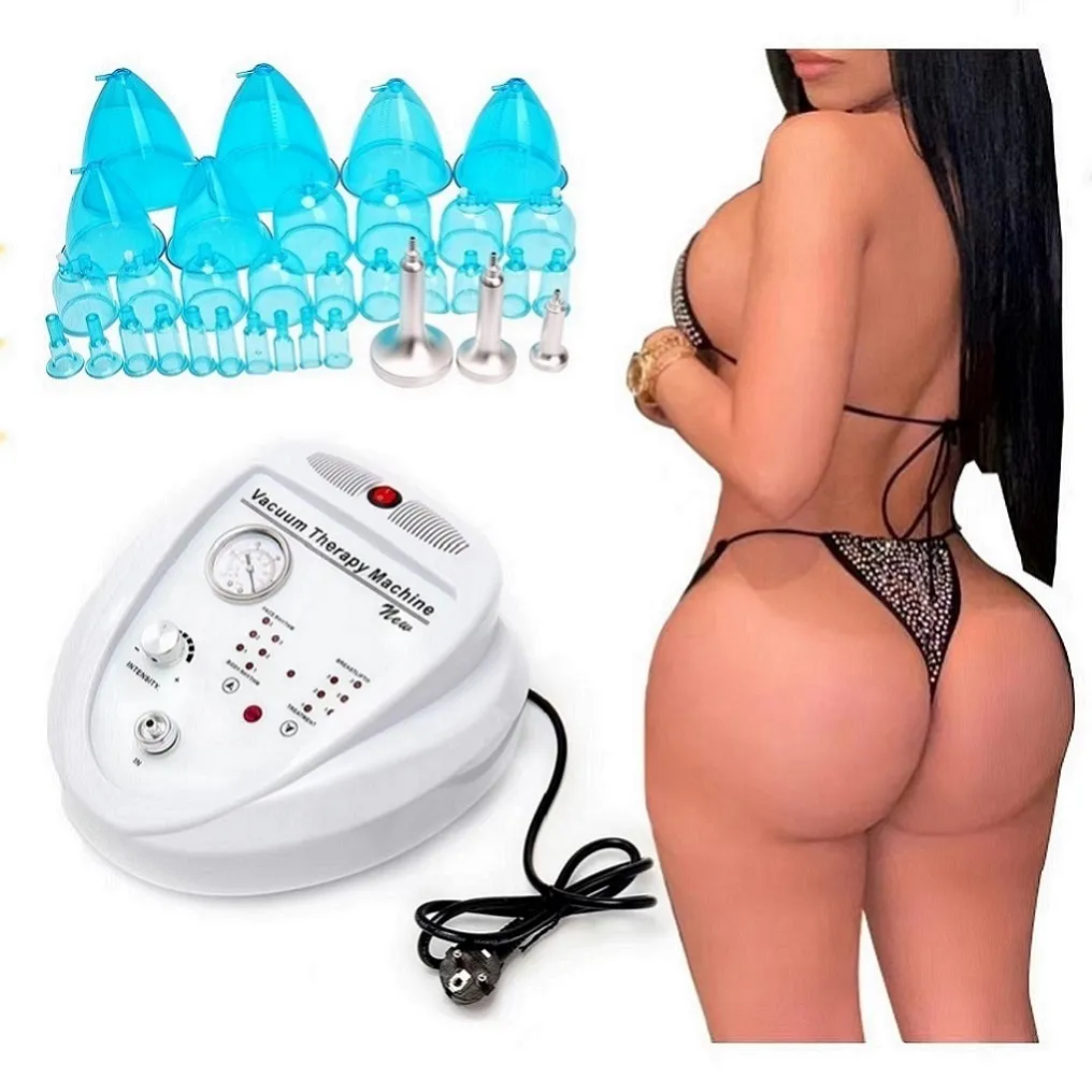 Dropshipping 12 ajustar os modelos 30 copos azuis Atacado Cavitation Cavitation Therapy nátria de alargamento de aumento de vácuo