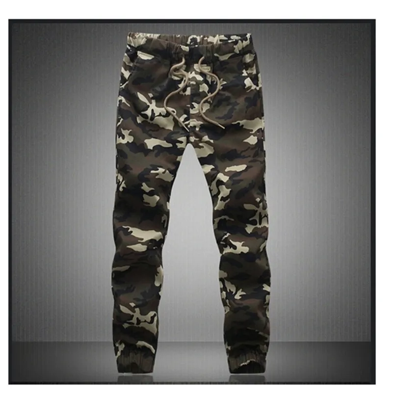 Calças masculinas M 5x Mens Jogger Autumn lápis harém Men camuflado militar solto cargo de cargo CAMO JOGGERS 220826