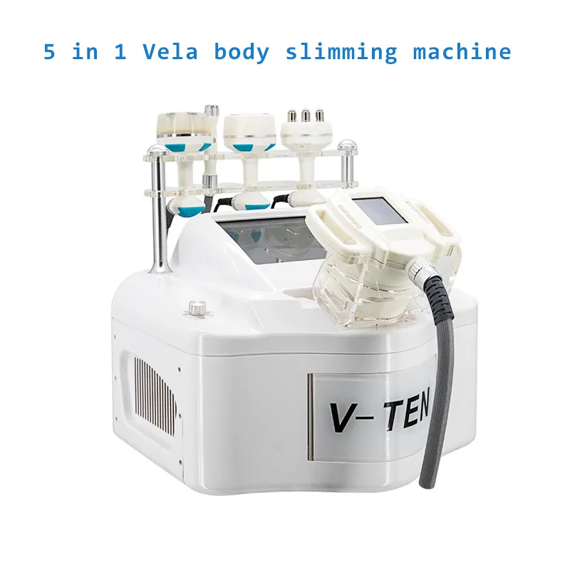 V10 infrared laser body slimming cavitation radio frequency fat loss vacuum cellulite reduce bio skin lifting device 5 handles