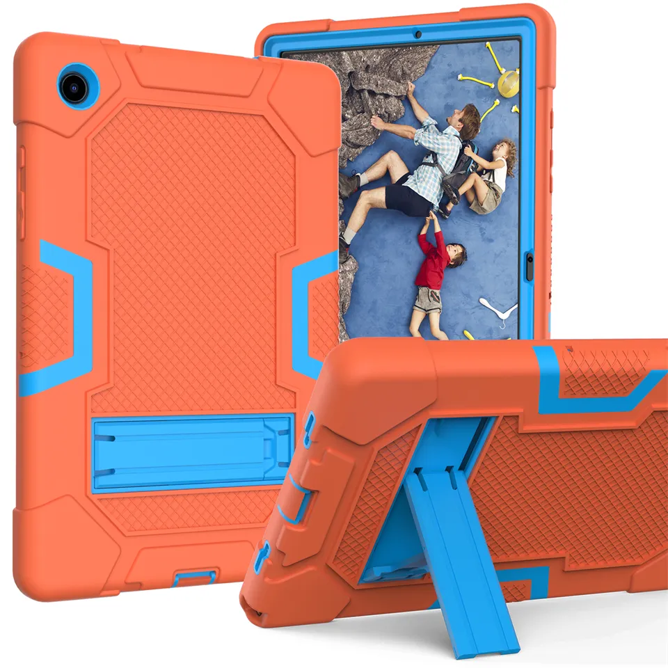 Case for iPad mini 4 5 6 7 8 10.2 "9.7" mini6 ipad7 سامسونج تاب a8 10.5 x200 x205 x207 T290 T510 T220 T225 الثقيلة غلاف مدفح للماء