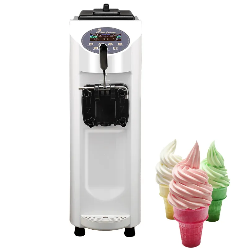 Commercial Ice Cream Cone Machine Automatic Frozen Fruit Ice Cream Maker Soft Ice Cream Machine