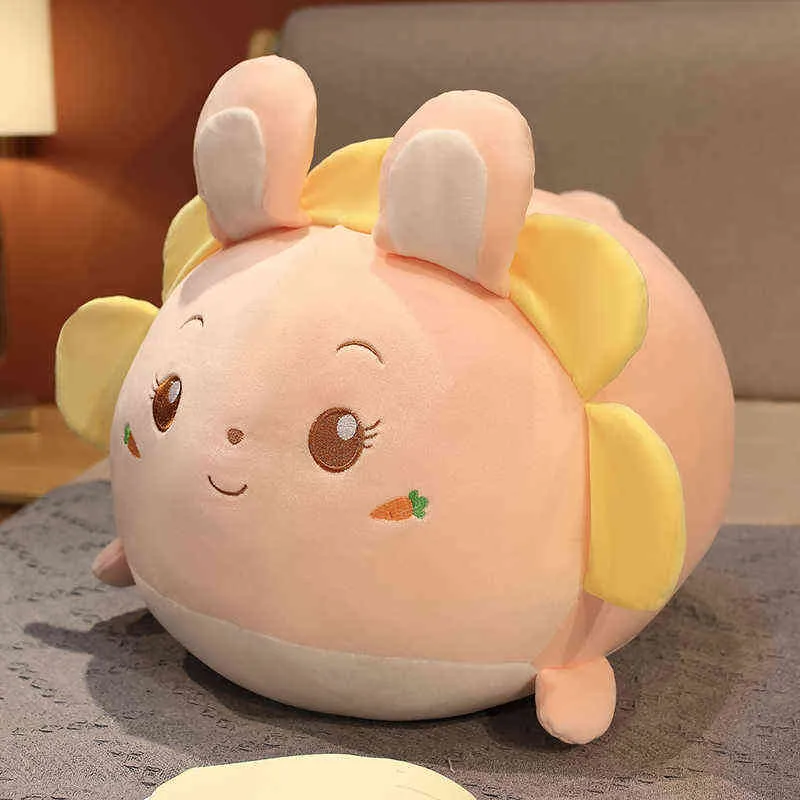 Giant Cute Rabbit Plush Pillow Soft Hugs Bunny Kid Doll Birthday Gift Children Baby Accompanying Sleep Toys J220704