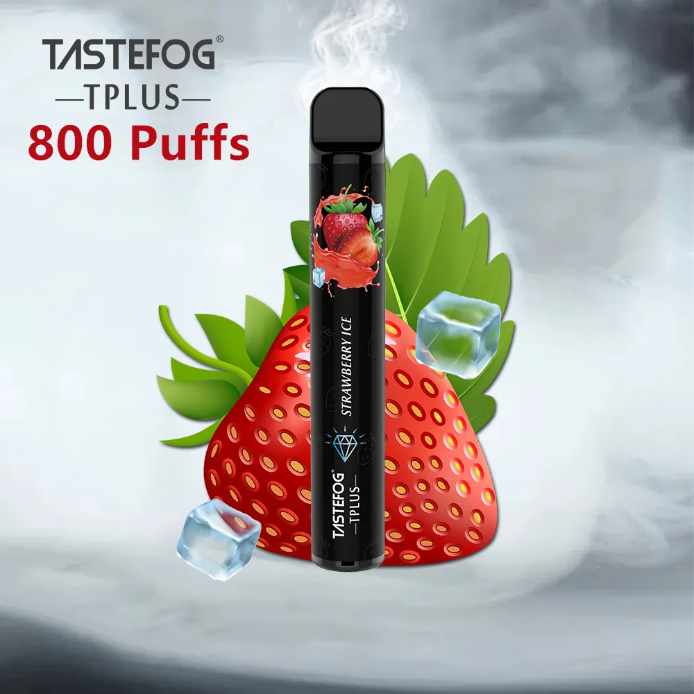 Dispositivos descartáveis de Vape Pod 800 Puffs Bar 2% E Cigarros Caneta TPD CE RoHS Aprovado Atacado 11 Sabores Inglês Pacote Espanhol