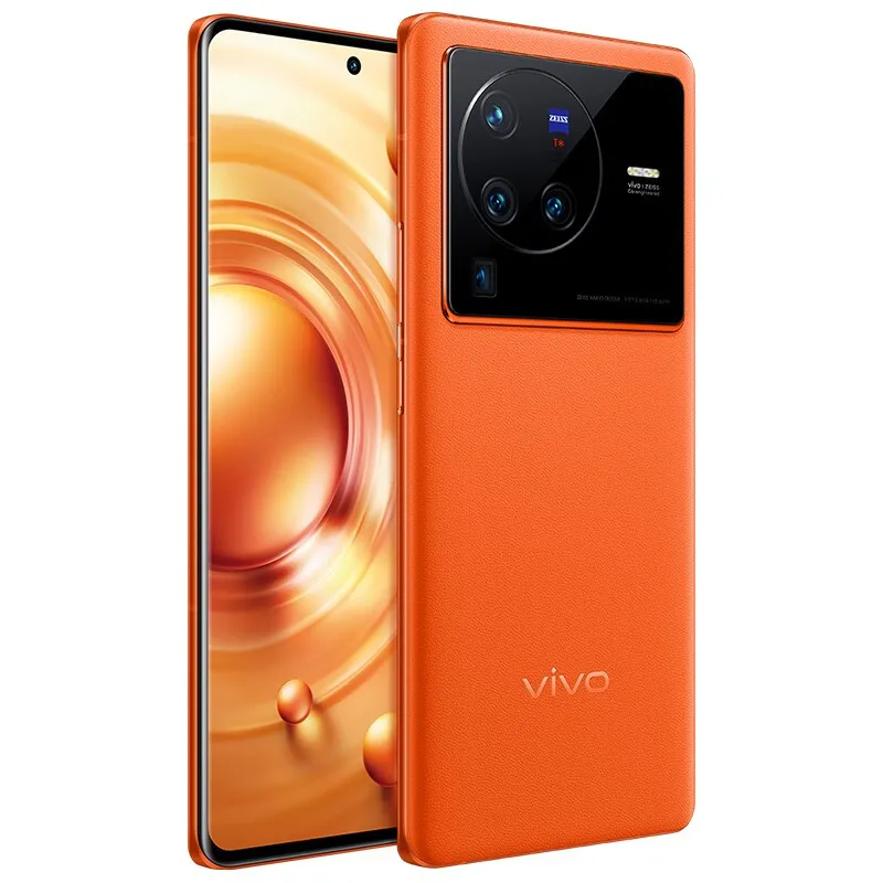 Cellulare originale Vivo X80 Pro 5G 8GB RAM 256GB ROM Snapdragon 8 Gen1 Zeiss 50.0MP NFC IP68 4700mAh Android 6.78" 120Hz ID impronta digitale a schermo intero Face Smart Cell Phone