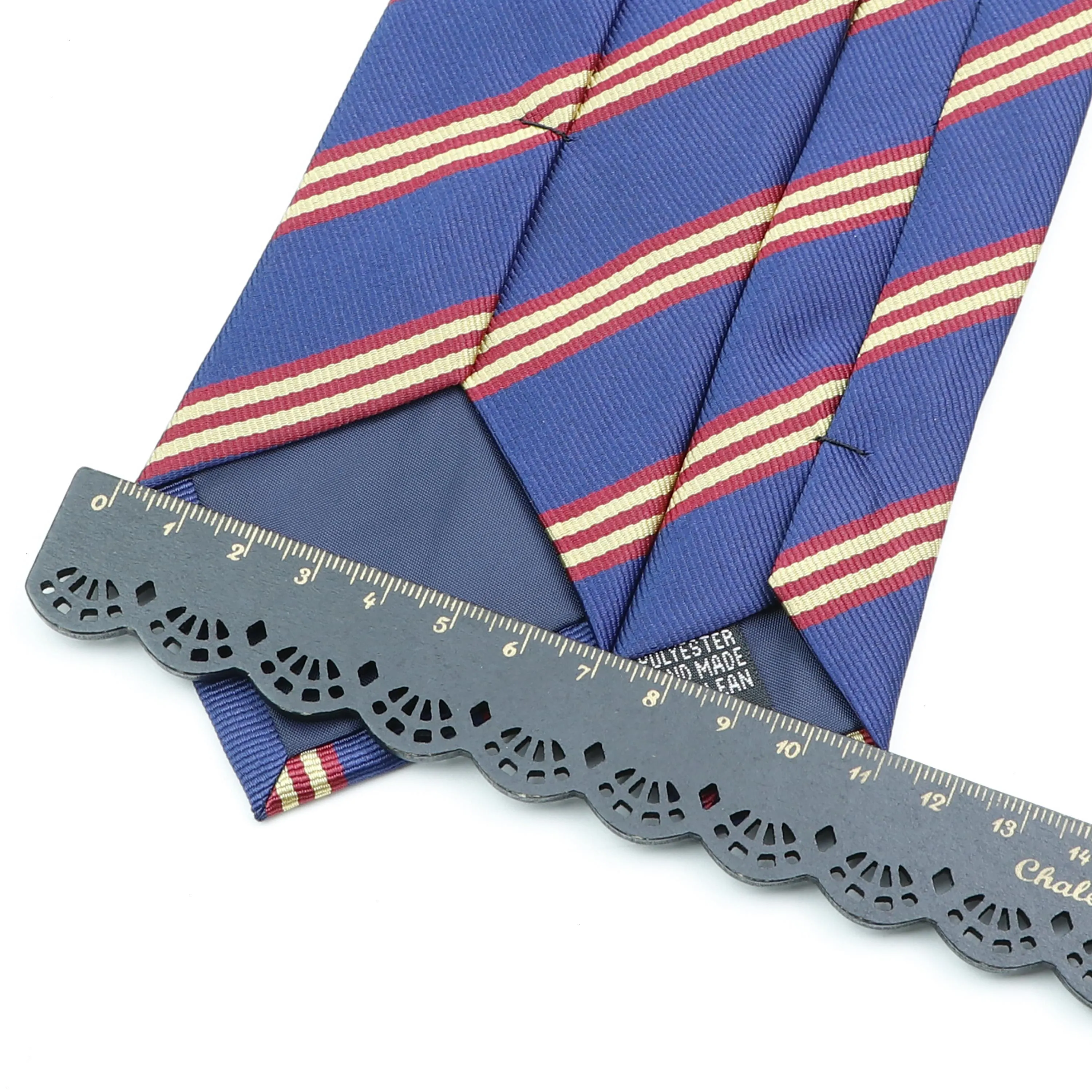 Cravatta da uomo Classic Stripe 7cm Jacquard Rosso Blu Verde Cravatta Abbigliamento quotidiano Cravatta Abito da cerimonia nuziale Accessori per uomo