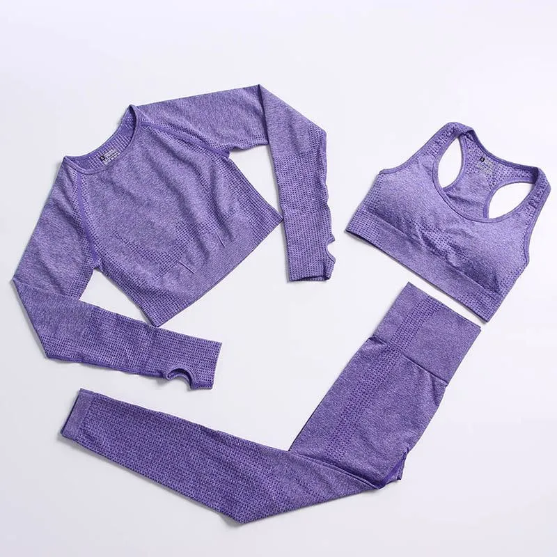 Seamless Yoga Set For Women 2/Leggings, Crop Top, And Sport Bra For  Running, Training, Workout, Sports Stylish And Comfortable Sportswear From  Aeiou1819, $12.52