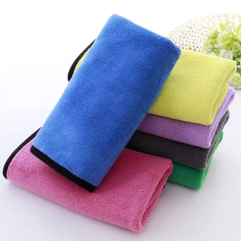 Household Absorbent Car Wash Cloth Microfiber Kitchen Bowl Dishes Cleaning Towel Clean Drying Cloths Rag Cleansing Cars Towels
