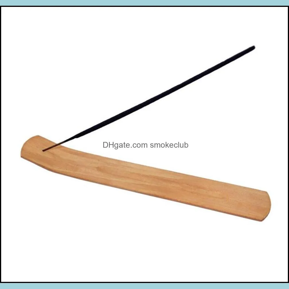 Home Wood Incense Sticks Holder Incenses Burner Ash Catcher, 9.1Inches Long Home Office Teahouse