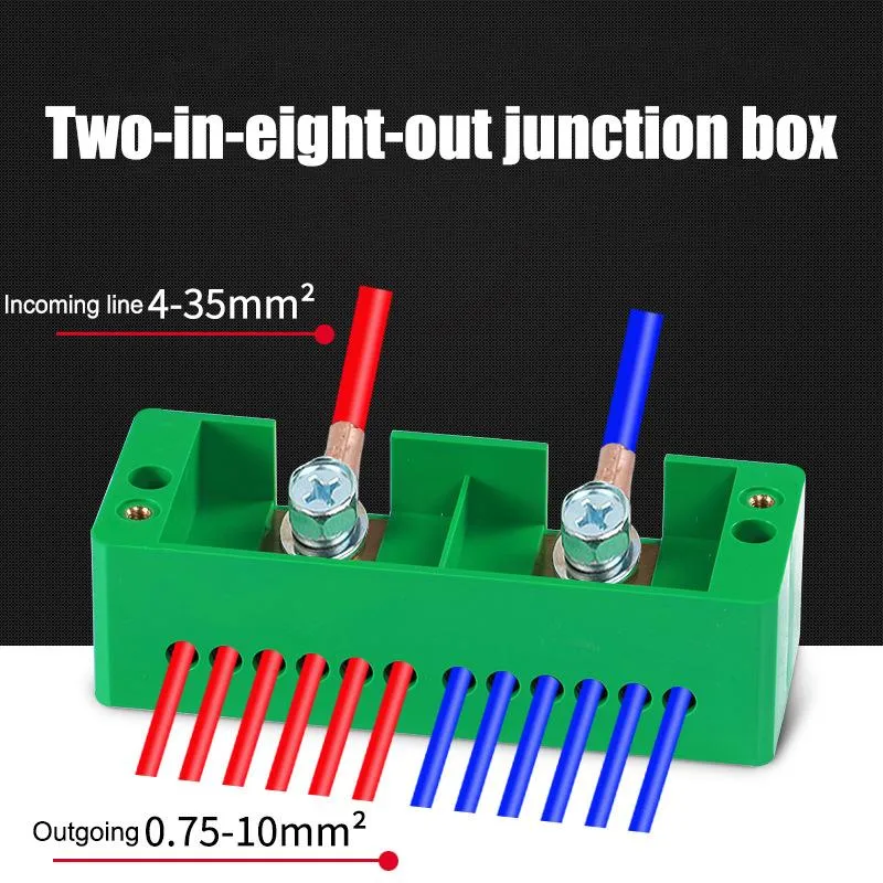 Other Lighting Accessories Two-in-eight-out Junction Box Splitter Terminal Block Flame-retardant Plastic Wire Connector Electrical Accessori