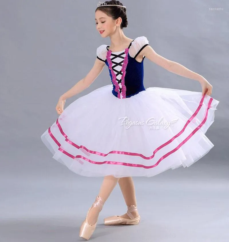 Scena noszona wysokiej jakości taniec baletowy spódnica dziewcząt szkolna tancerz tanceroupe tutu odzież dzieci