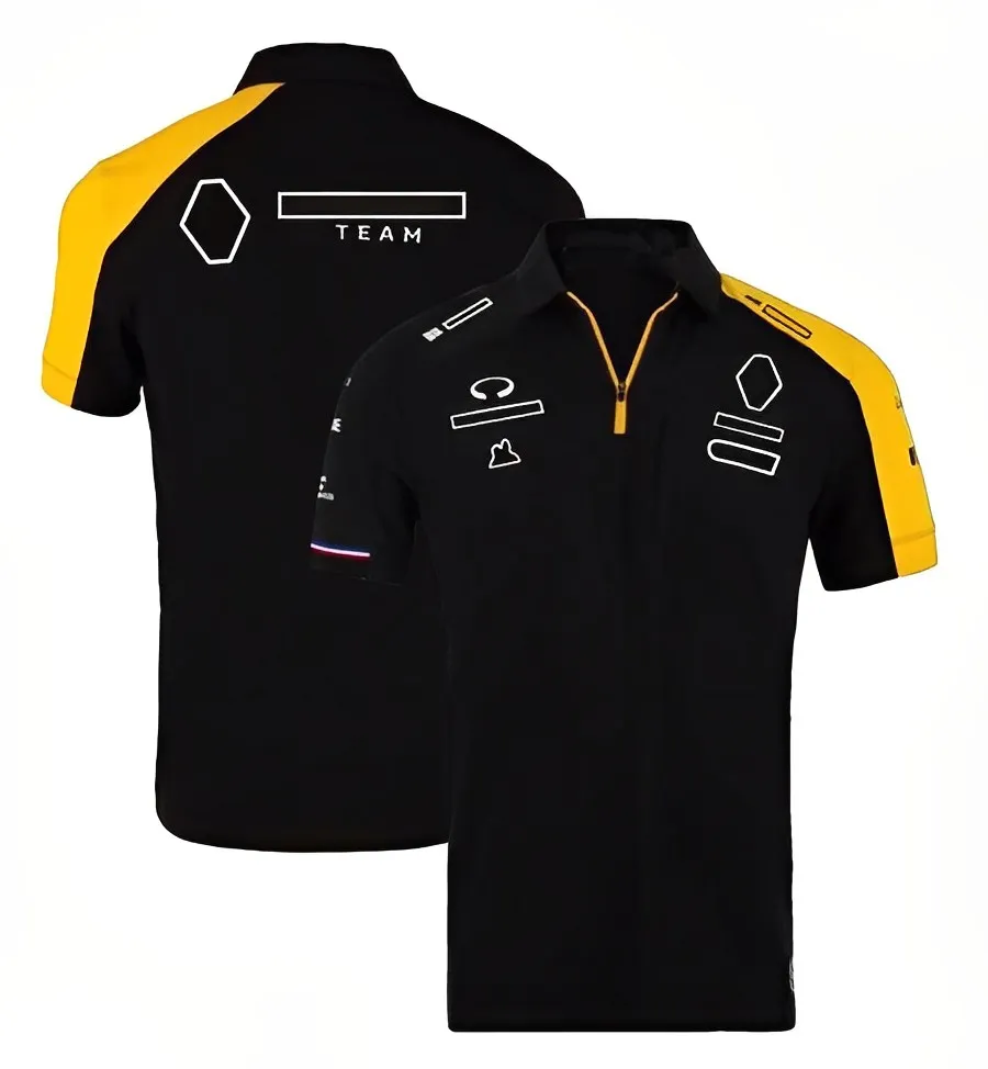 F1 Racing Team Polo Shirt Summer Fans Casual Short Sleeves