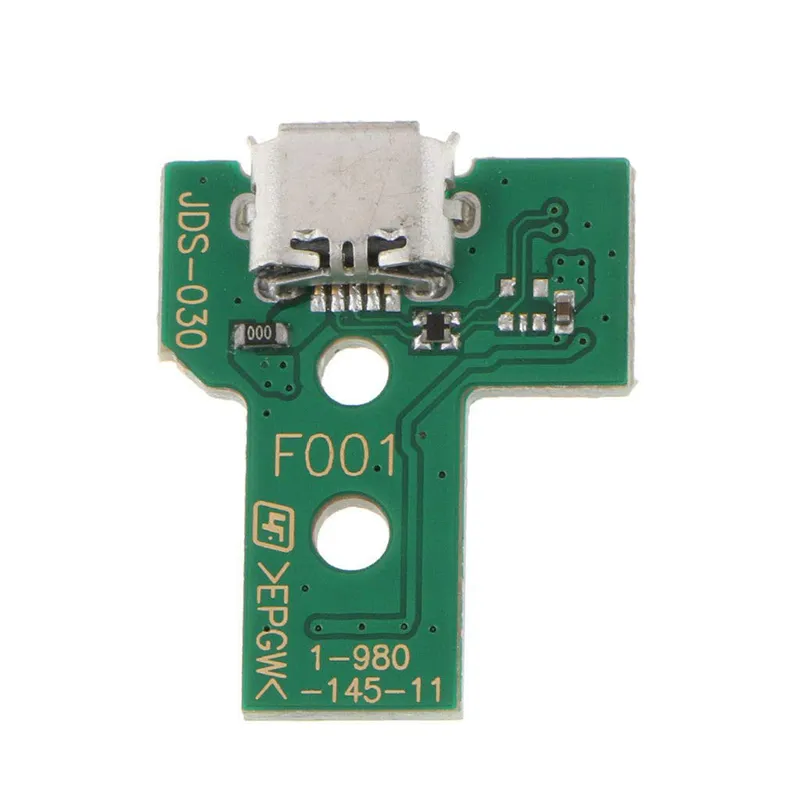 PS4 Micro-USB Carregando placa portuária e conector de cabo flexível Conector de cabo de substituição de cabo para reprodução 4 acessórios de jogador de jogo