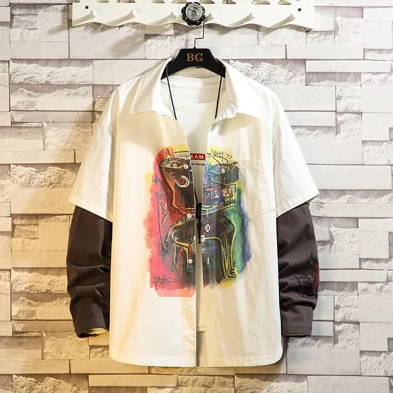Glacialwhale Mens 스웨트 셔츠 남성 2022 트렌드 디자인 버튼 코트 힙합 일본의 Streetwear Harajuku Sweatshirts Hoodie 남자 캐주얼 셔츠