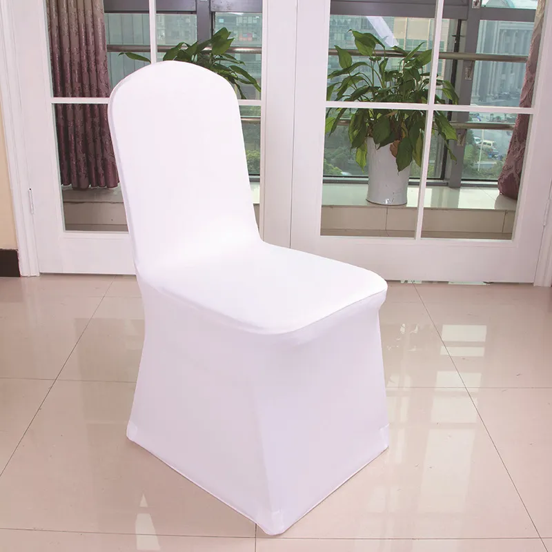 Newst Wedding Season White Chair Cover Stretch Hotel Bankettstolskydd
