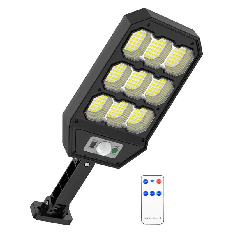 Lampa słoneczna LED LED 279 LED Outdoor Motion Sensor Indukcja Lekki Wodoodporny Patio Ogród Ogród Ogieranie Ganek Oświetlenie