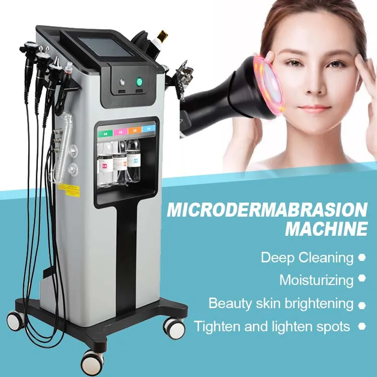 7 in 1 Glow Skin Bubble Lifting facciale Hydra Dermoabrasione Water Peel Beauty Skin Machine