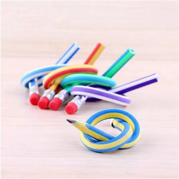 50pcs Bendy Pencil Flexible Magic Bendy Pencil Magic Props For Kids