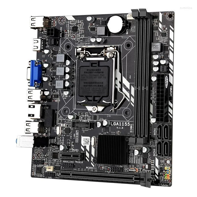 Motherboards PCI E1X H61M Motherboard With Processor CPU Accessories ...