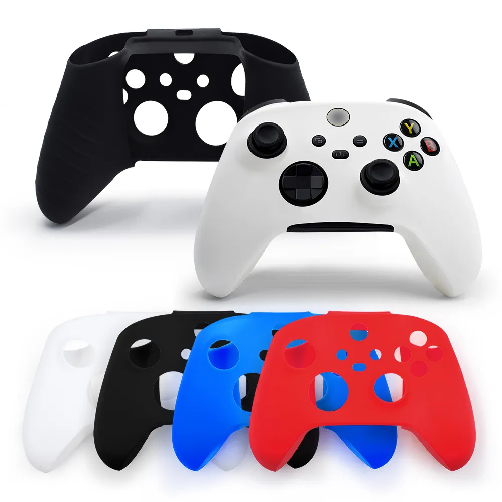 Funda protectora Skins para Xbox Series X S Controlador Funda protectora de silicona suave Gamepad Funda de goma Alta calidad ENVÍO RÁPIDO