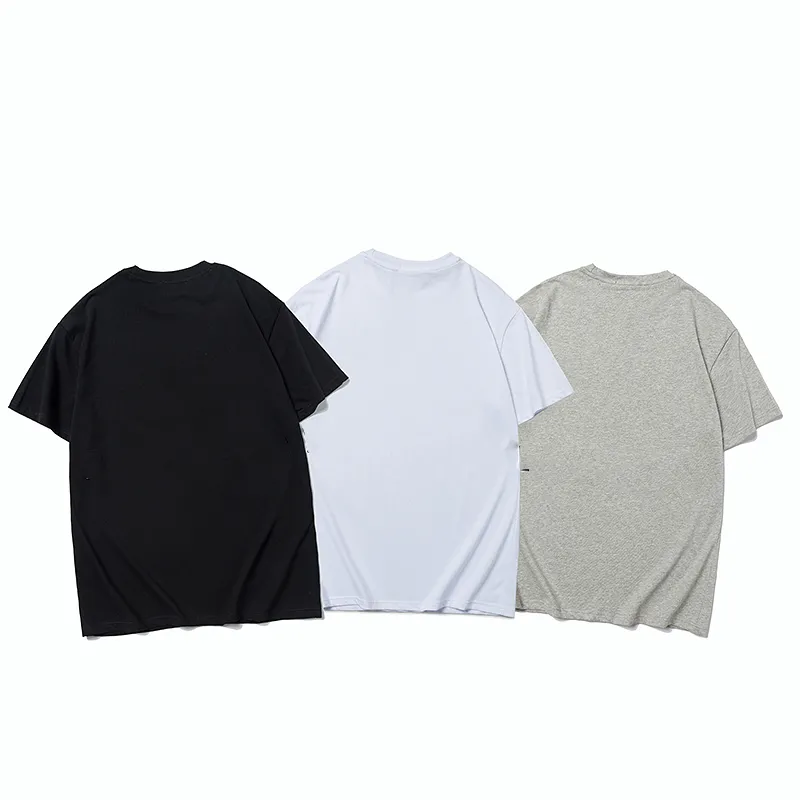 2022 Mens t shirt Half Sleeve Cotton Back Letters Oversize T-shirt Summer Style men tshirt tees Streetwear 1111