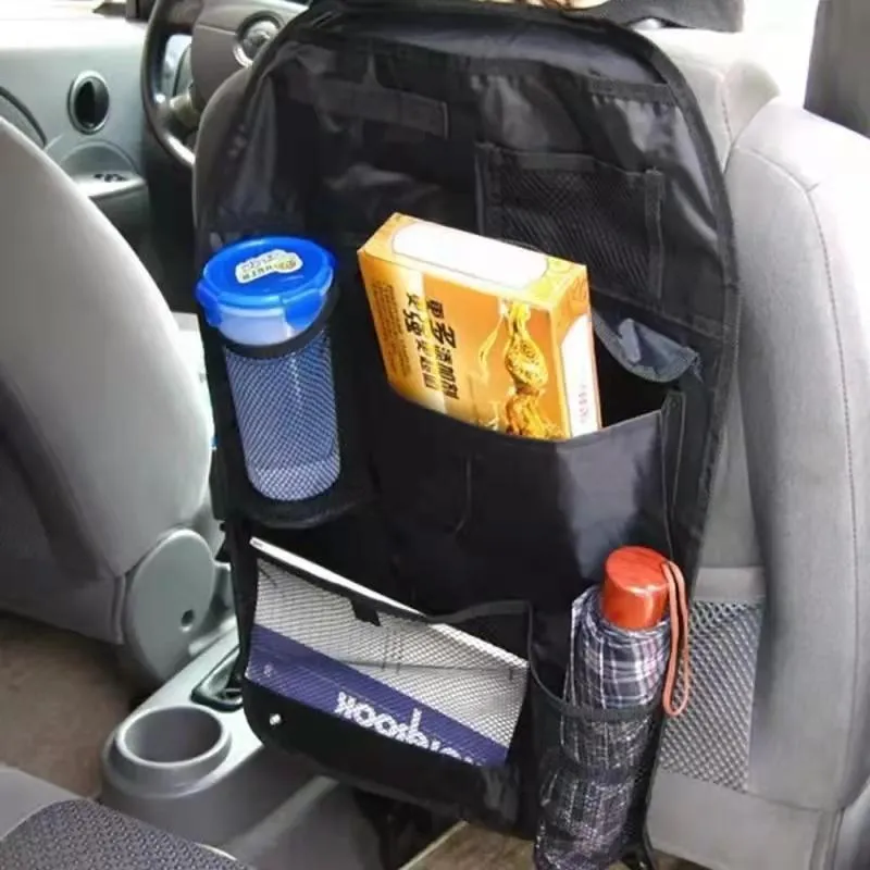 Bilarrangör Multifunktionell sits Back Storage Bag Automobile Non-Woven Multi-Purpose Vattentät Anti-Kick Protect