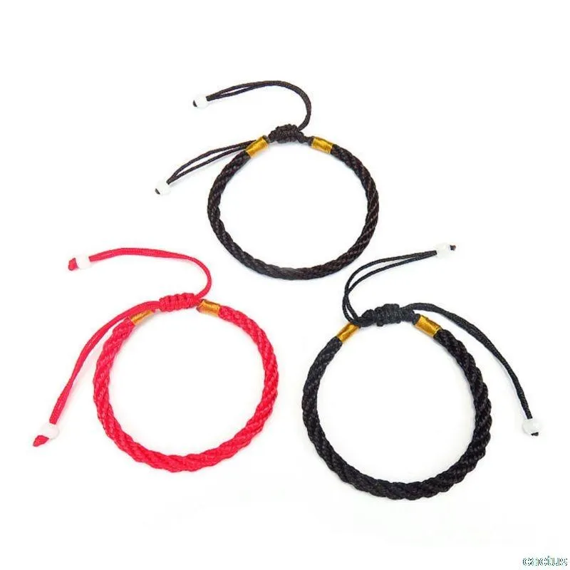 Заклинание браслеты плетеные браслет ручной веревки регулируемые подарки Lucky Bles