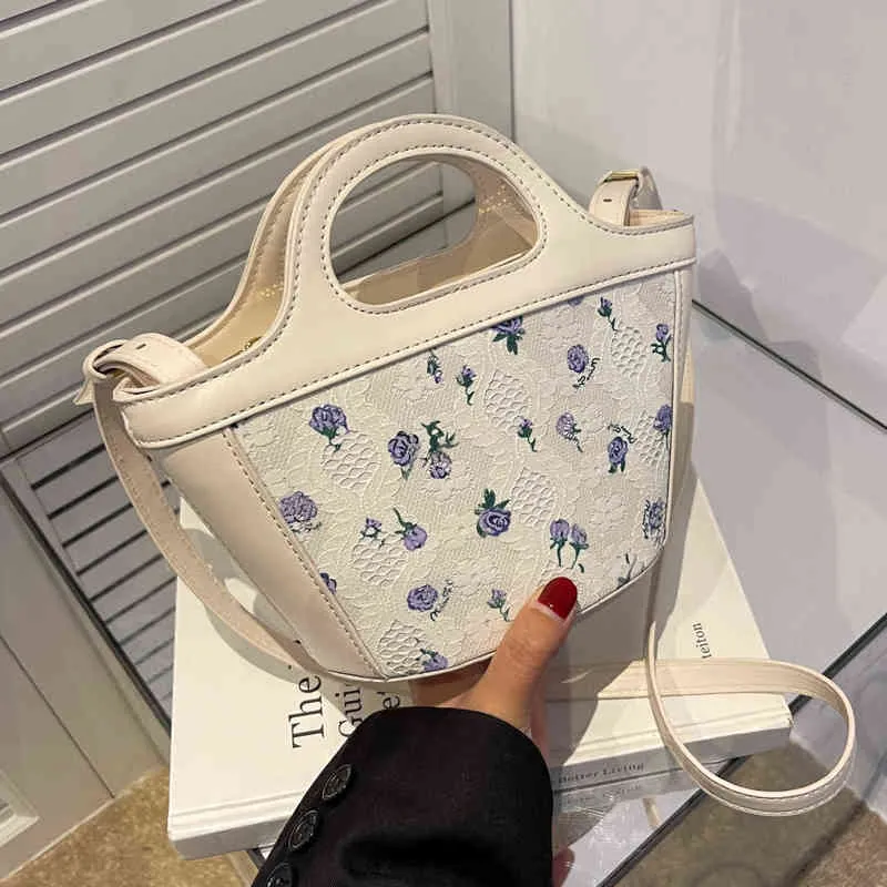 Bolsos de noche 2022 Diseñador de moda de lujo de verano Marca Pequeña tela jacquard Costura Pu Bolsos y monederos para mujer Crossbody femenino 220428