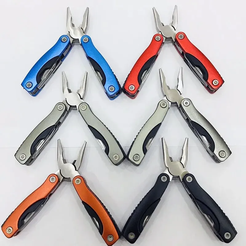 Outdoor Multitool Szczypce Ząbkowane Nóż Narzędzia ręczne + śrubokręt + Szczypce + Nóż Multitools Nóż Zestaw Survival Gear 25 sztuk