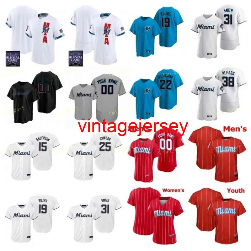 2021 All-Star Game Baseball Jerseys 36 Dylan Floro 93 Yimi Garcia 57 Elieser Hernandez 78 Holloway 7 Sandy Leon City Connect