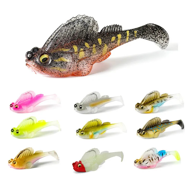 lot Fishing Soft Lure Freshwater Bass Dark Sleeper Swimbaits Fishing Pike Lures  Bass Shad For Perch Trout 220523 From 5,94 €