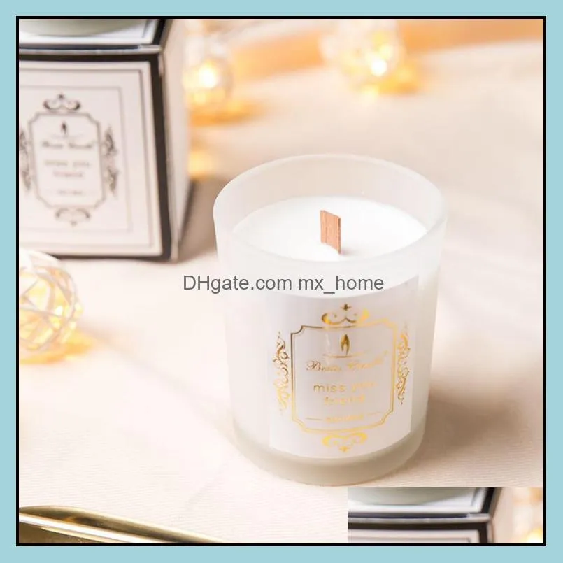 romantic handmade scented candle plant  oil small jar aromatherapy travel candles natural soy wax home decoration