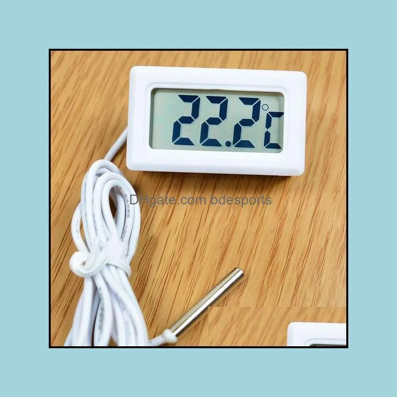 Mini Thermometer Temperature Meter Digital LCD Display Probe Fridge Refrigerator