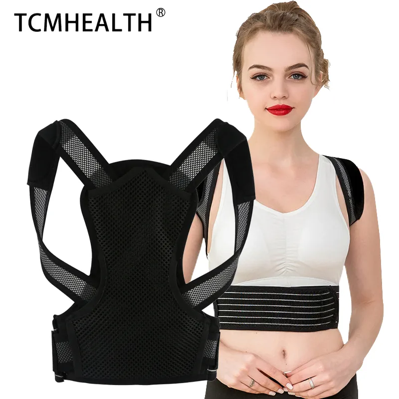 TCMHEALTH Shoulder Posture Adjustable Corrector Belt Clavicle Spine Support Reshape Your Body Pain Relief Protection Back Other Body Sculpting & Slimming