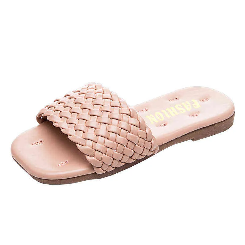 Sandali per ragazze Pantofole in tessuto tinta unita 2021 Pantofole per bambini nuovi estivi Scarpe da spiaggia di marca casual Open Toe Sandali di alta qualità G220523