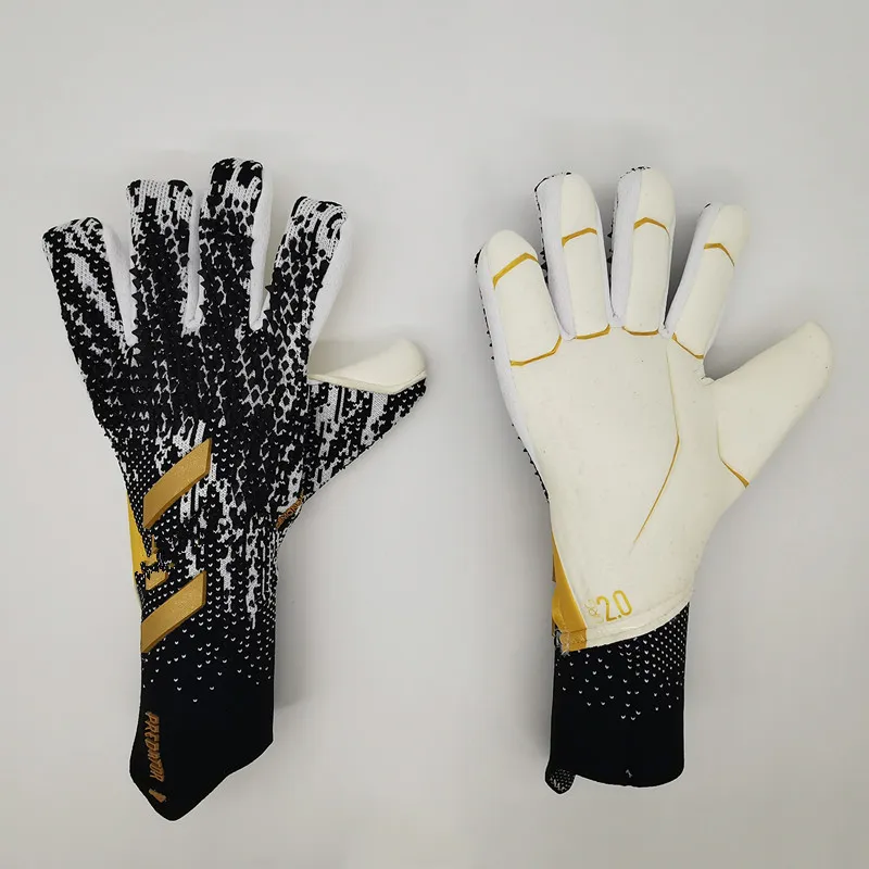 4MM Goalkeeper Gloves Finger Protection Professional Men Football Gloves Adults Kids Thicker Goalie Soccer glove328s215y