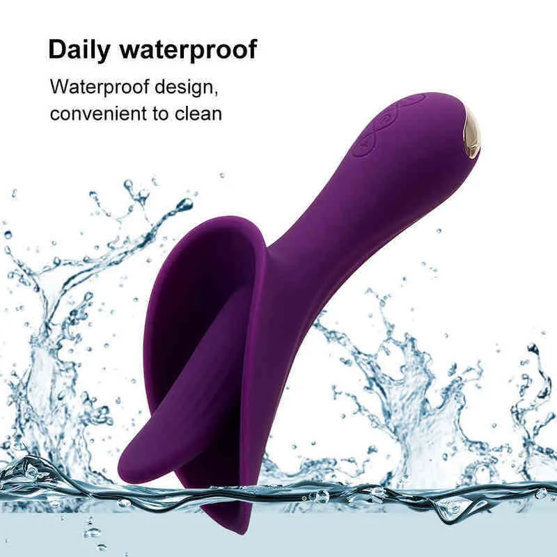 Ikoky NXY Vibrators Tongue Vibrator Oral Sex Massager 10 Mode Clitoris Stimulator Silicone Female Masturbator_voghion.com